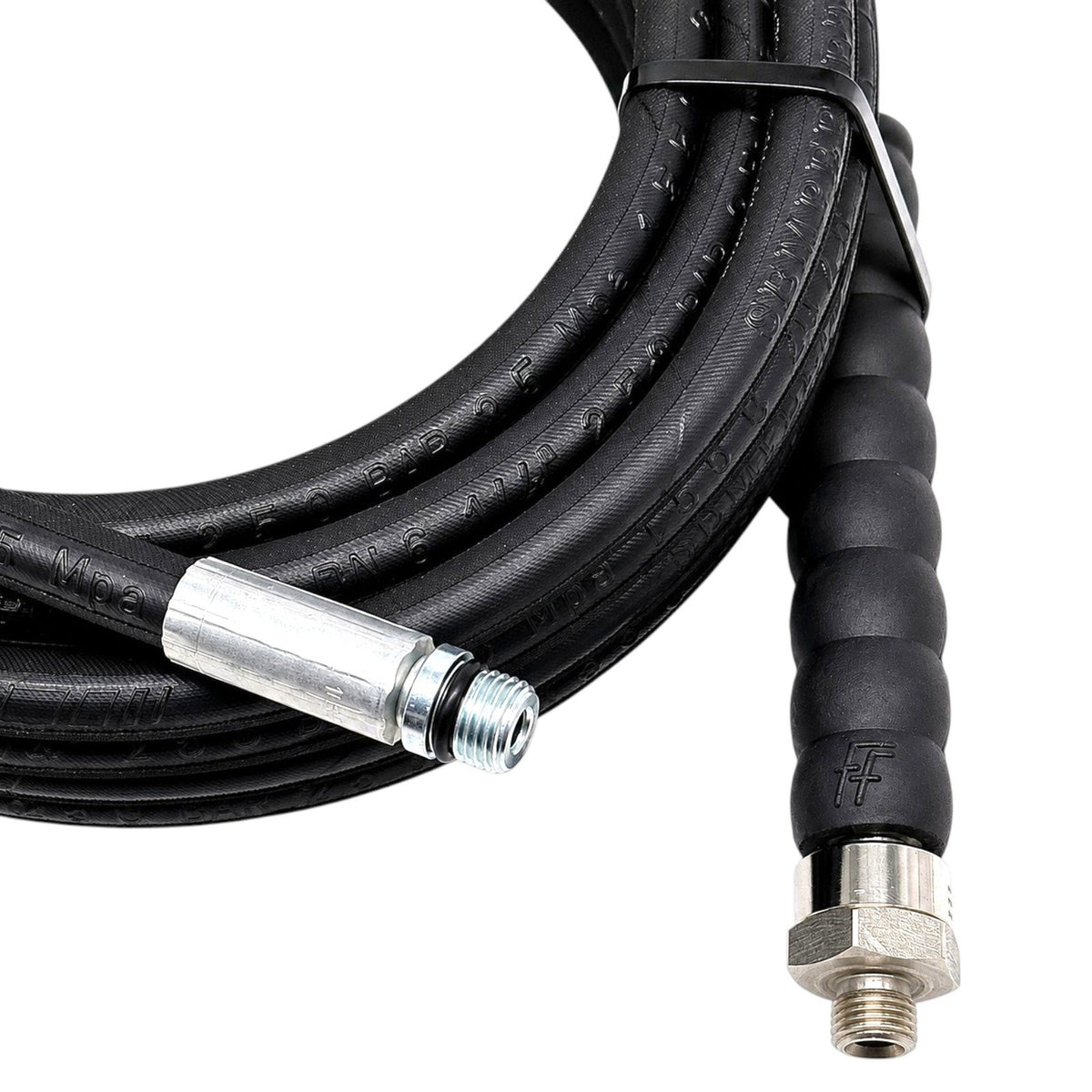 Rohrreinigungsschlauch 10m 220bar 1/4" AG drehbar + M22x1,5 Adapter + 3 Düsen13