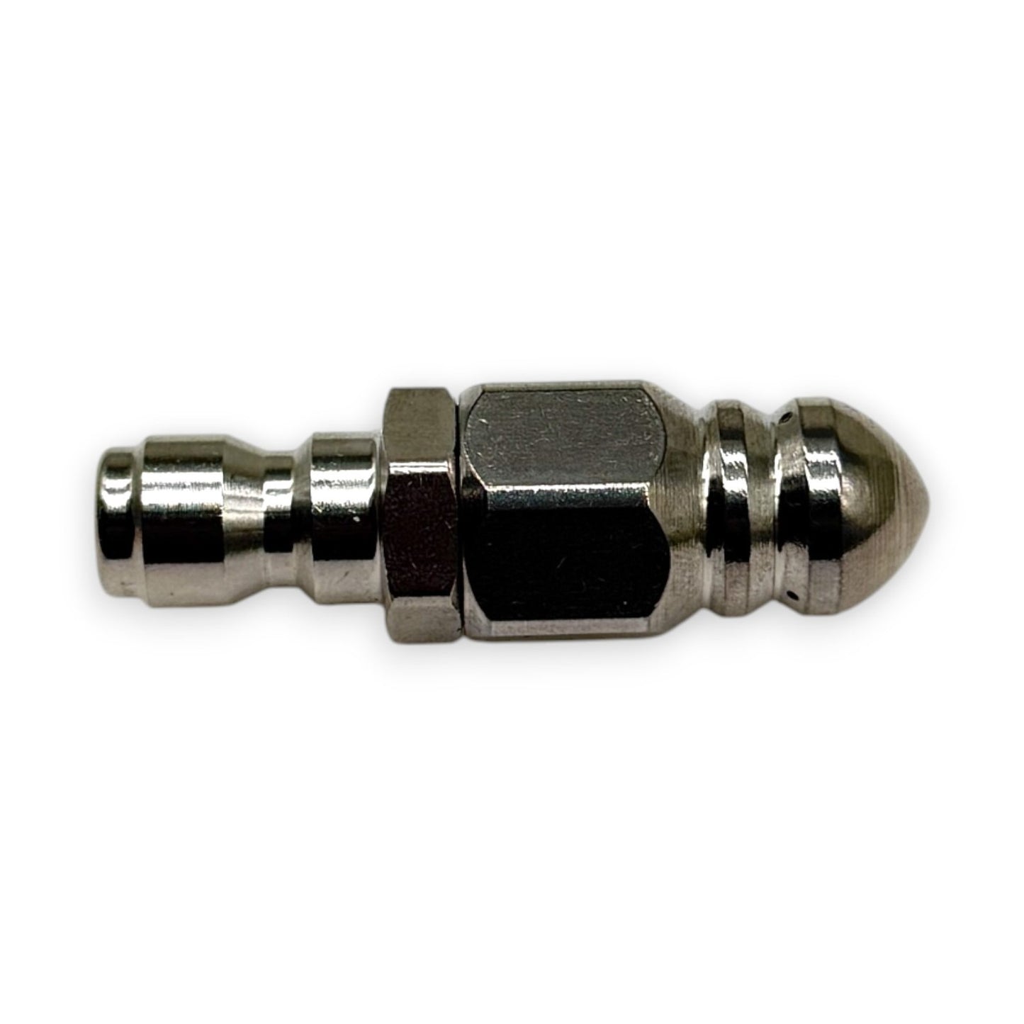 Rohrreinigungsdüse 1/4" 6x hinten 1x vorne Schnellkupplung AG Schnellkupplung10