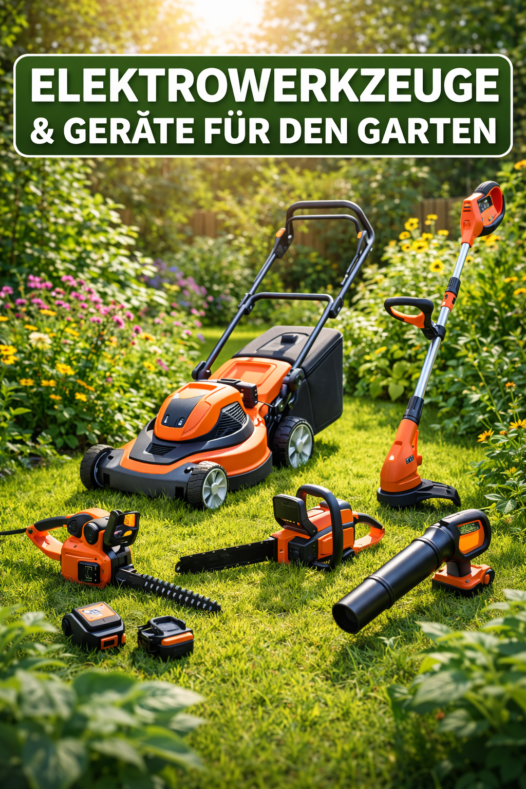 Elektrowerkzeuge und Geräte für den Garten