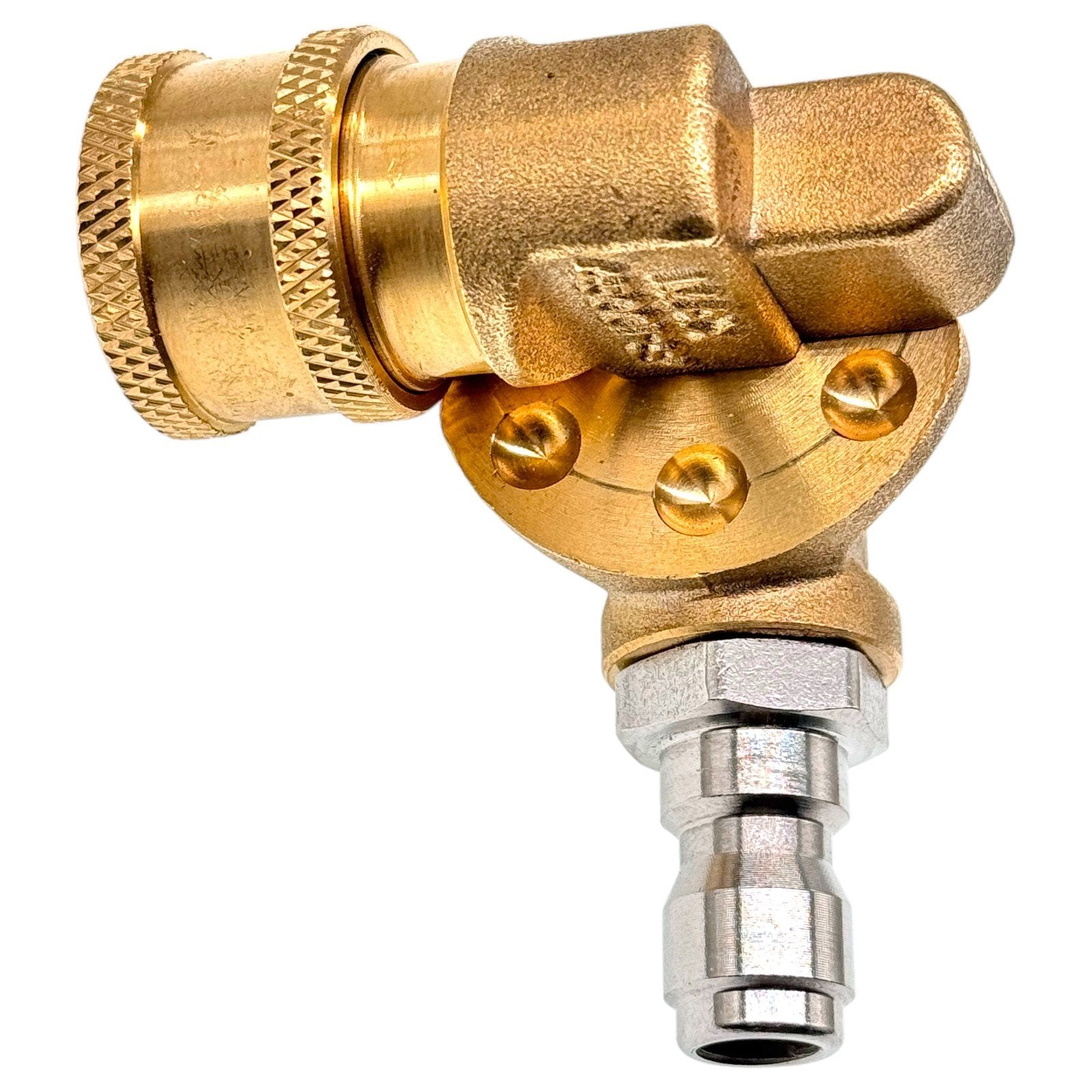 1/4" Schnellkupplung Schwenkkupplung Drehbar 180° Messing 4500 PSI HD Kupplung11
