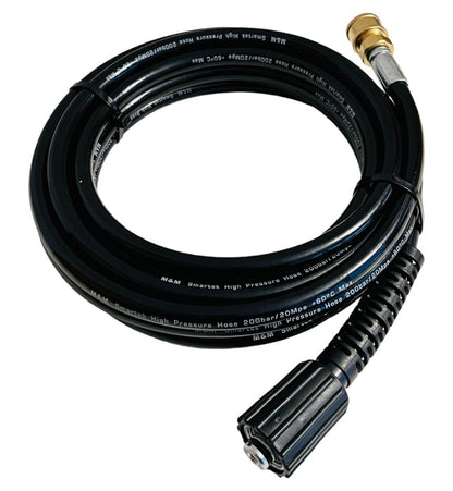 10m Rohrreinigungsschlauch M22 IG auf 1/4" Schnellkupplung für + Düsen