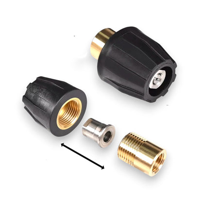 Power Düse 25° für Hochdruckreiniger Flachstrahldüse Set mit Düsenschutz G 1/4"6