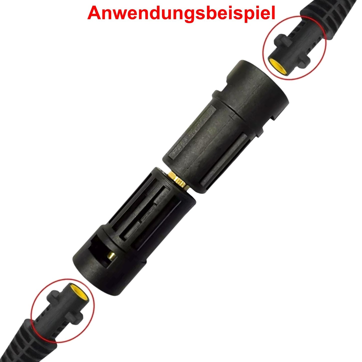 Bajonett Adapter für Kärcher HD Reiniger doppelseitig Female Bajonett Eingang2