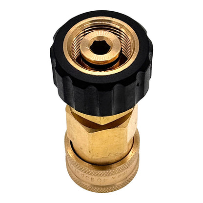 Hochdruckadapter Schnellkupplung 3/8" mit M22 IG beidseitig ca. 12,5cm Verbinder8