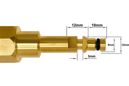 Adapter für Kärcher Quick Connect M22 IG Schnellkupplung Messing drehbar 360°2
