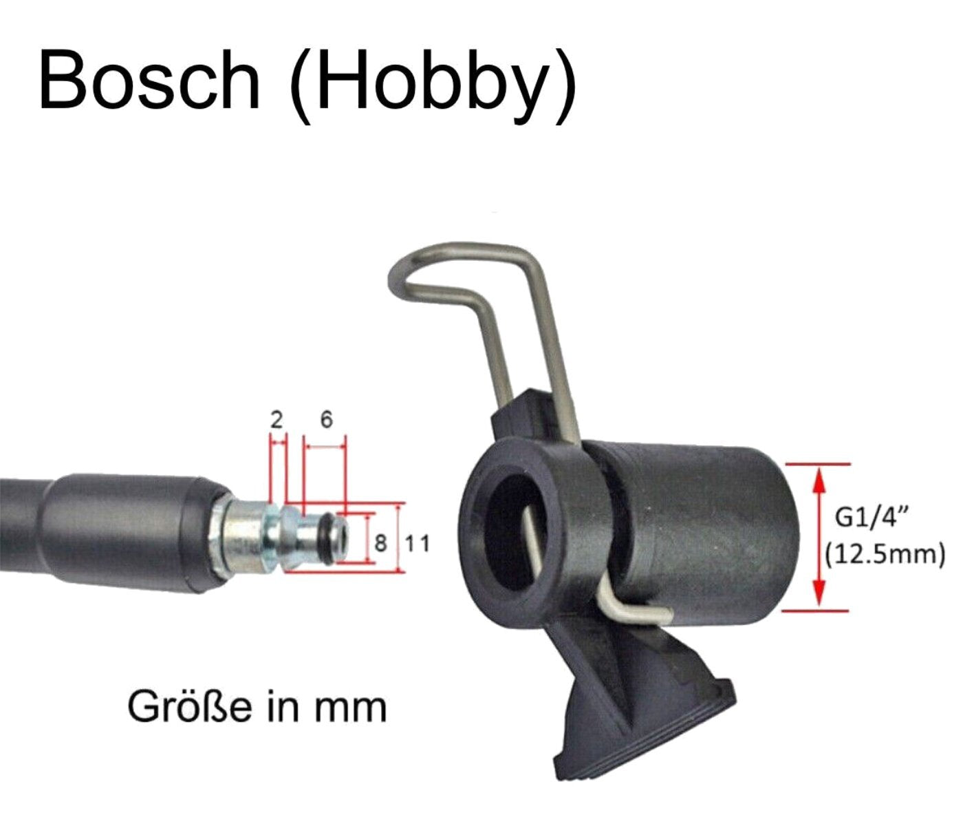 Hochdruck Schlauchadapter für Kärcher TR22 IG EasyLock auf Bosch Home & Garden1