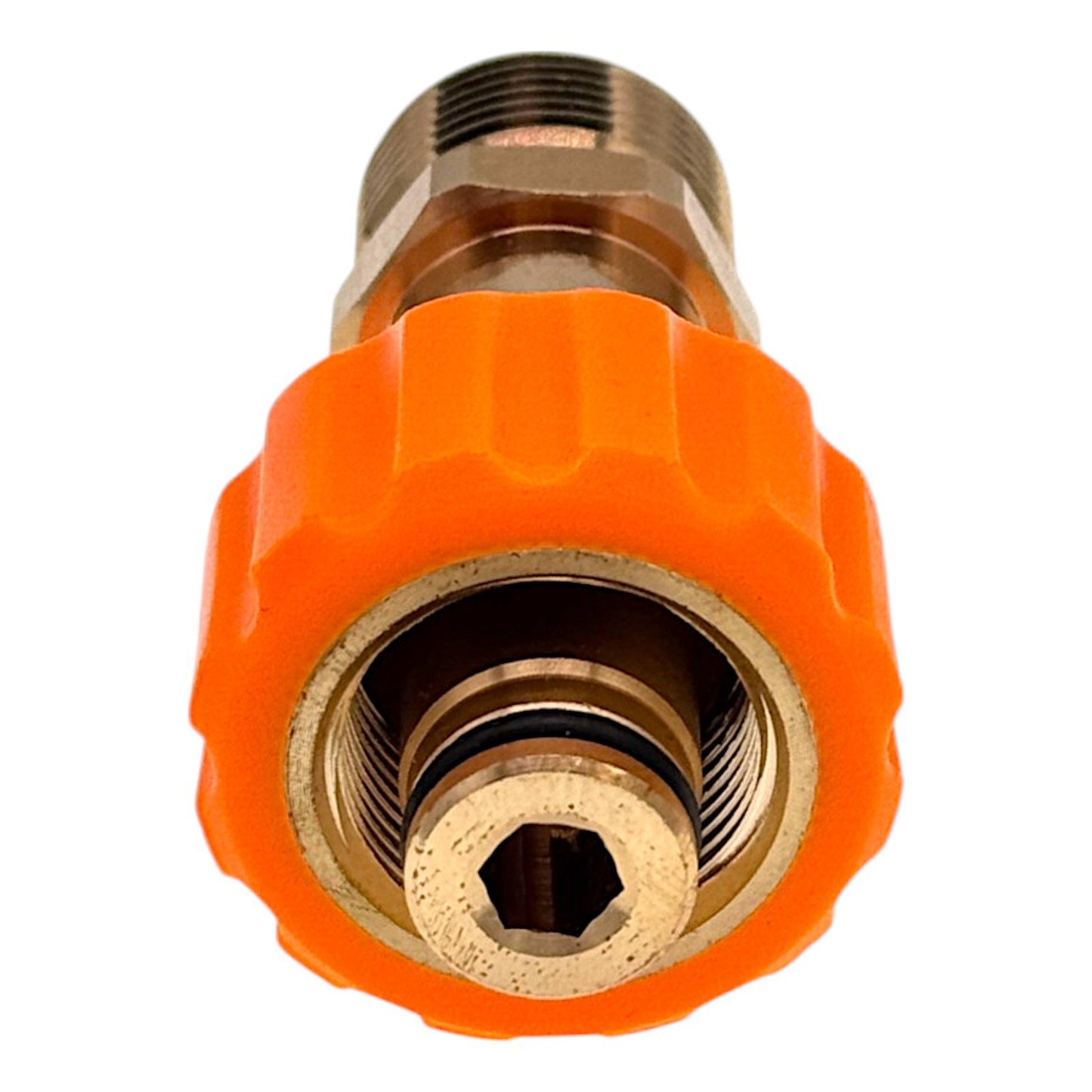 2 teilig Hochdruck Adapter TR22 IG Easy!Lock auf M22 AG Messing für Kärcher HD8