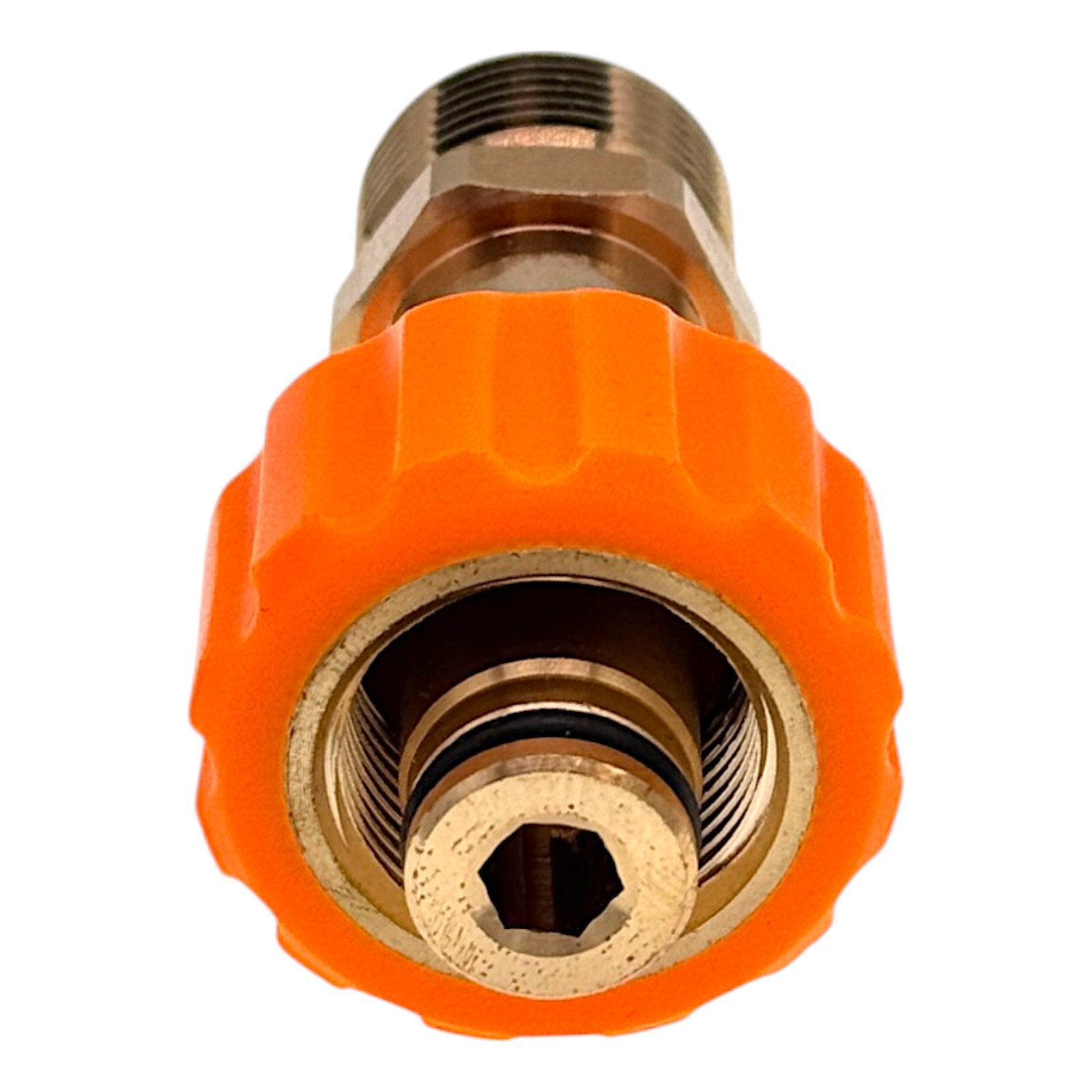 2 teilig Hochdruck Adapter TR22 IG Easy!Lock auf M22 AG Messing für Kärcher HD8