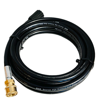 10m Rohrreinigungsschlauch M22 IG auf 1/4" Schnellkupplung für + Düsen