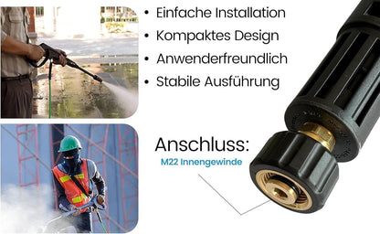 Adapter für Kärcher Bajonett IG   M22 IG Hobby Zubehör auf Profi Hochdruck6