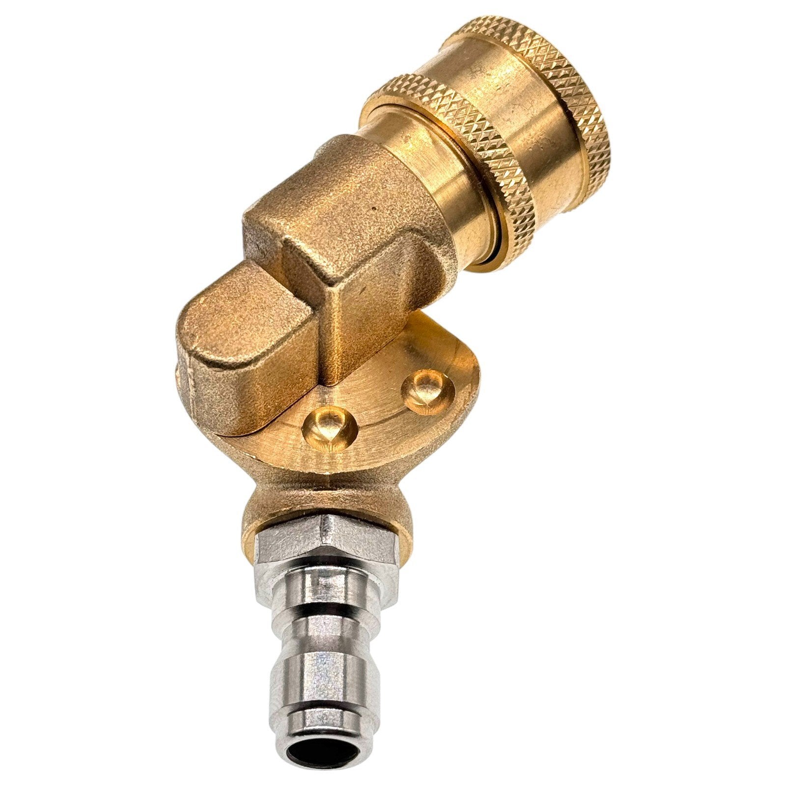 1/4" Schnellkupplung Schwenkkupplung Drehbar 180° Messing 4500 PSI HD Kupplung9