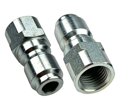 Hochdruck Schnellkupplung Stecker 3/8" mit 1/4" IG Verbinder Adapter Kupplung0