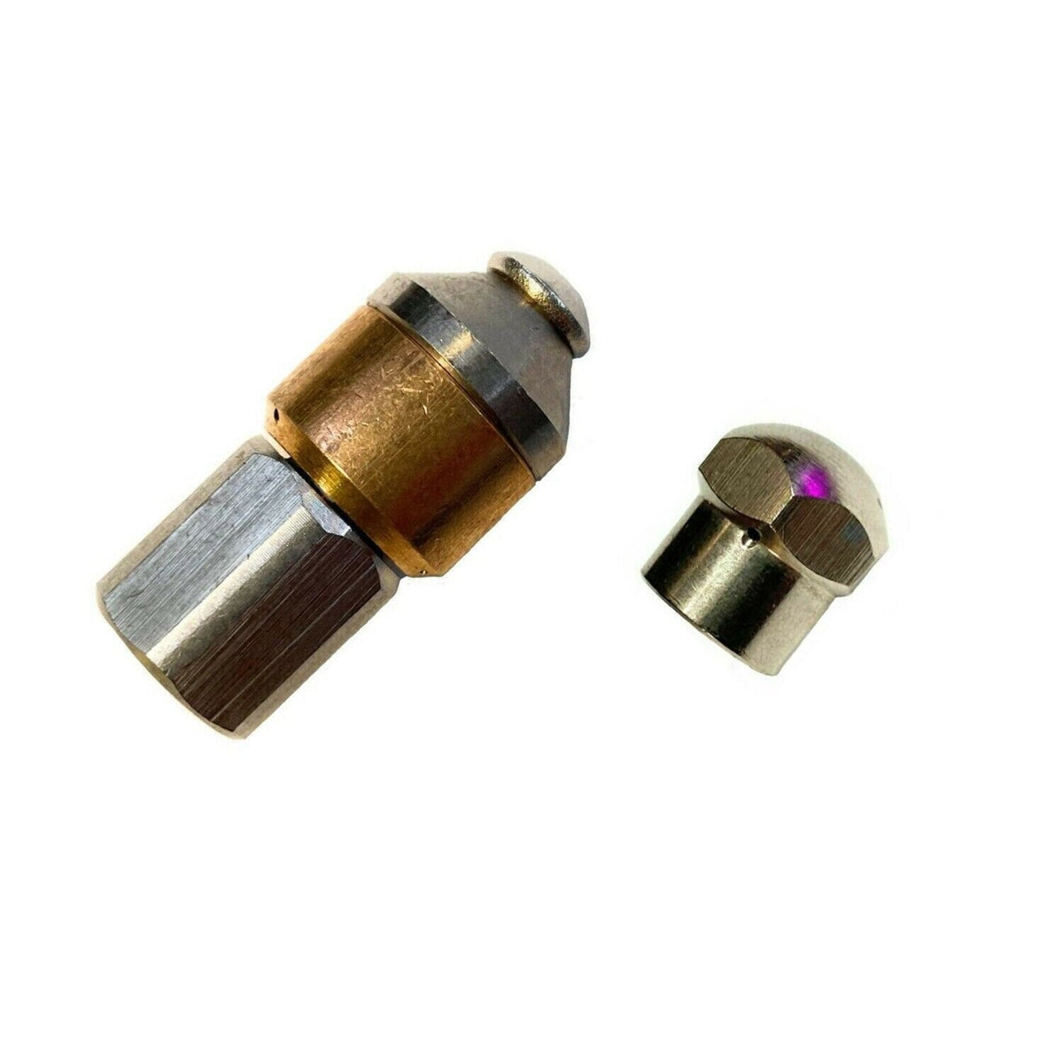 10m Rohrreinigungsschlauch M22 AG auf 1/4" Schnellkupplung & 1/" Düsen6