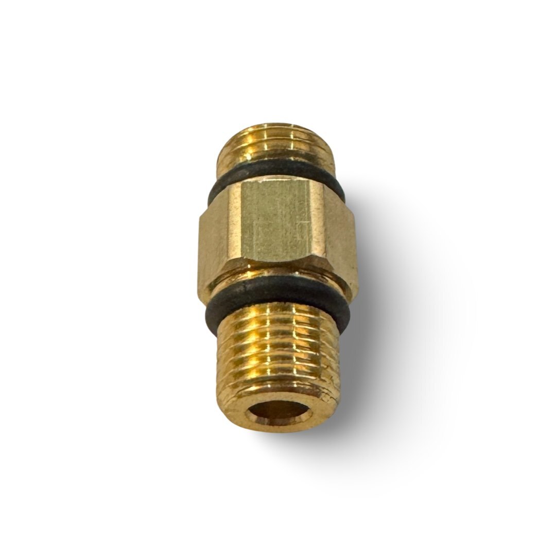 Adapter Doppelnippel Metrisch M14X1,5 x 1/4 Außengewinde Kupfer für Hochdruck3