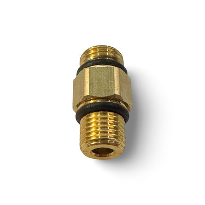 Adapter Doppelnippel Metrisch M14X1,5 x 1/4 Außengewinde Kupfer für Hochdruck3
