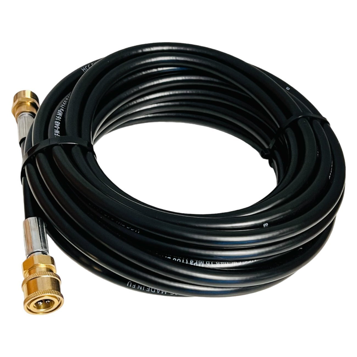 10m Rohrreinigungsschlauch M22 AG auf 1/4" Schnellkupplung & 1/" Düsen3