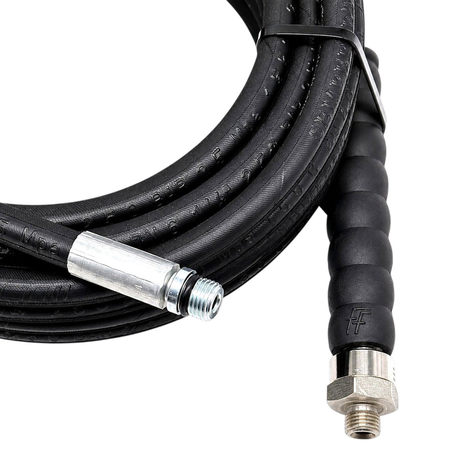 Rohrreinigungsschlauch 10m 220bar 1/4" AG drehbar + M22x1,5 Adapter + 3 Düsen13