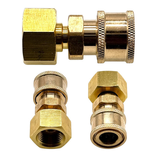 Hochdruck Adapter für HD Reiniger M18 x1,5 IG auf 1/4" Schnellkupplung Buchse0
