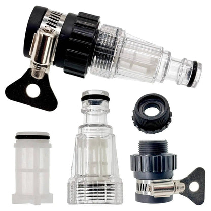 2x Wasserfilter Set 3/4 Zoll Gartenschlauch Wasserhahn Vorfilter Schnelladapter - 2x-wasserfilter-set-3-4-zoll-gartenschlauch-wasserhahn-vorfilter-schnelladapter von M&M Smartek®