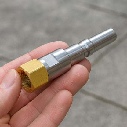 Adapter für Kränzle D12 KEW, WAP, Alto, Nilfisk Neptune 3/8" Zoll IG Edelstahl1