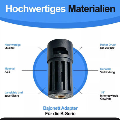 Unterbodenlanze Verlängerung für Kärcher K2 K7 mit Bajonettanschluss 30° Winkel5