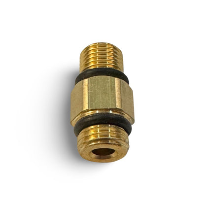 Adapter Doppelnippel Metrisch M14X1,5 x 1/4 Außengewinde Kupfer für Hochdruck1