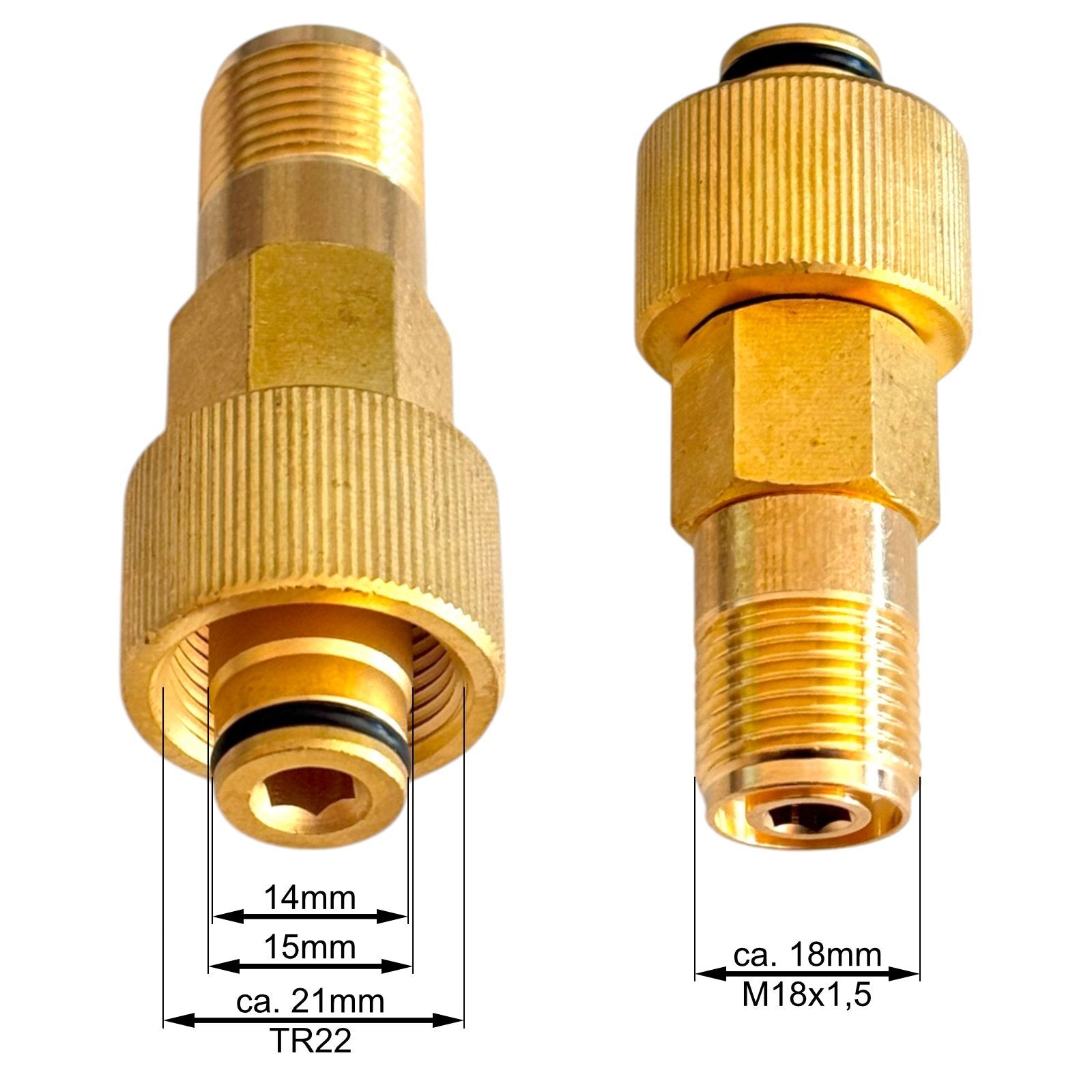 Adapter für Kärcher TR22 IG Easy!Lock auf M18 AG Schlauch Verbinder Hochdruck1
