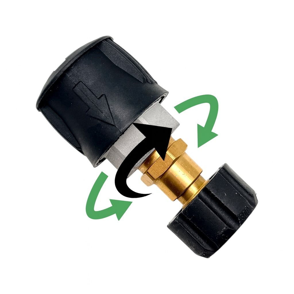 Adapter Set für Parkside Quick Connect M22 IG Schnellkupplung drehbar 360°2