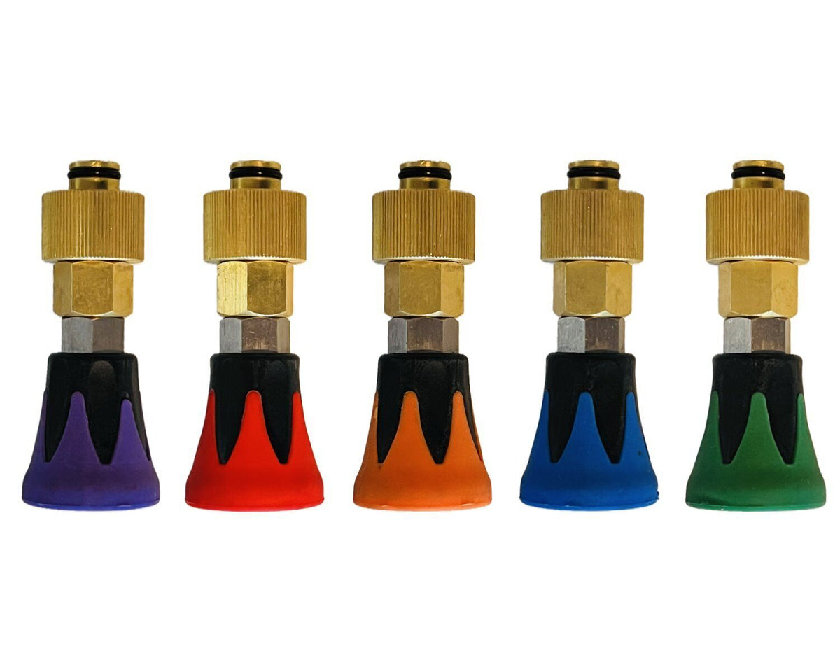 Hochdruck Düse + Schutz für Kärcher Kränzle mit TR22 IG wie EasyLock Adapter