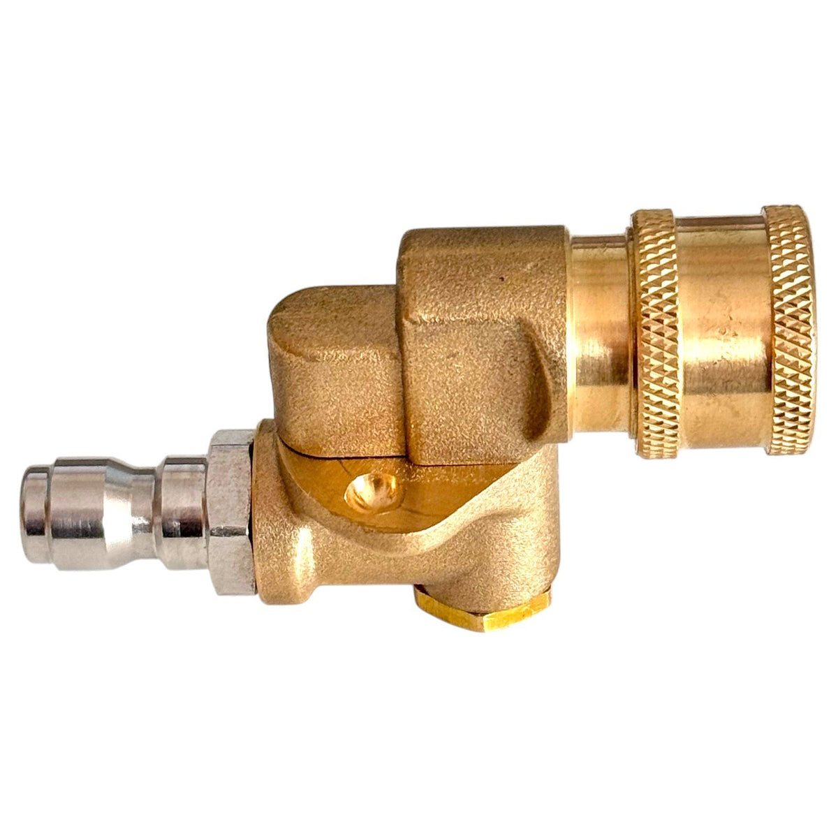1/4" Schnellkupplung Schwenkkupplung Drehbar 180° Messing 4500 PSI HD Kupplung4