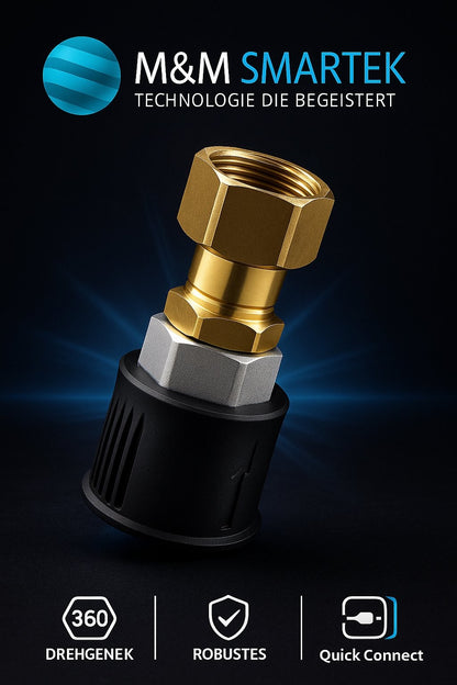 Adapter für Kärcher Quick Connect M22 IG Schnellkupplung Messing 360° drehbar15