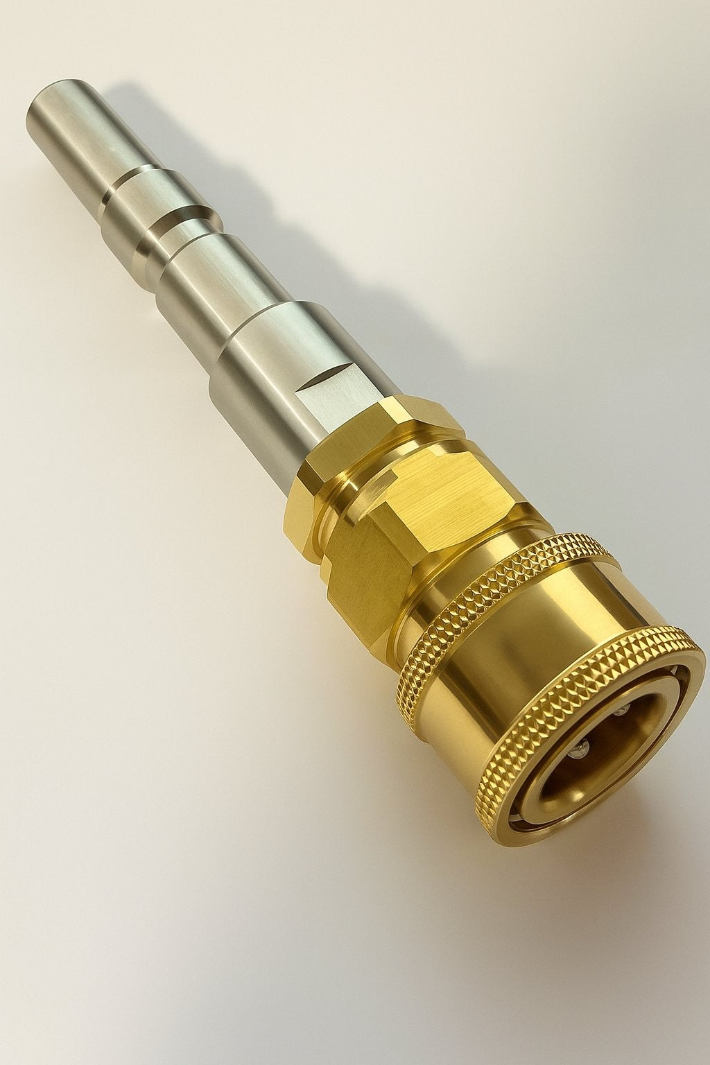 Adapter für Kränzle D12 auf 3/8" IG Schnellkupplung Edelstahl Messing 250 Bar7