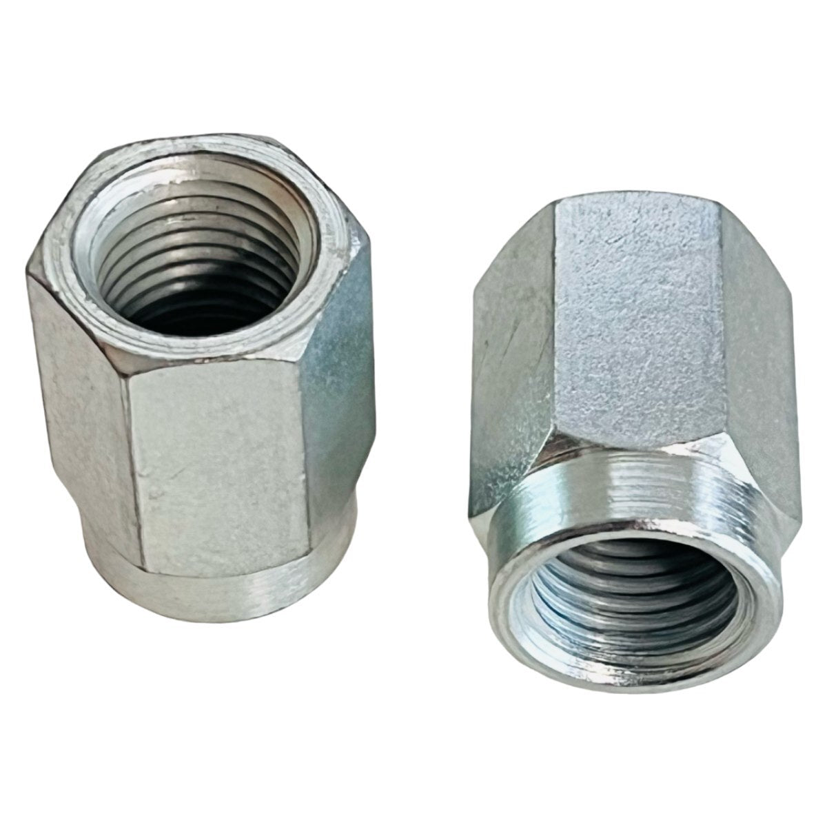 Gewindenippel Doppelnippel 1/4" Zoll IG Adapter Edelstahl silber außen 6 Kant0