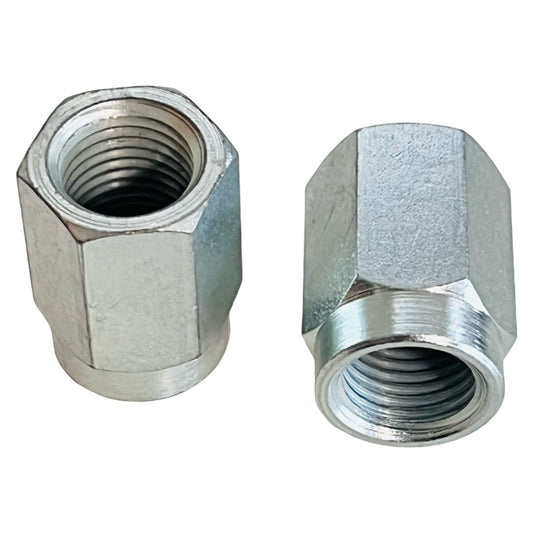Gewindenippel Doppelnippel 1/4" Zoll IG Adapter Edelstahl silber außen 6 Kant0