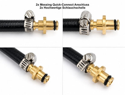 2x Hochdruck Schlauch Reparatur Set passend für Kärcher 10m wie 6.390 463.00