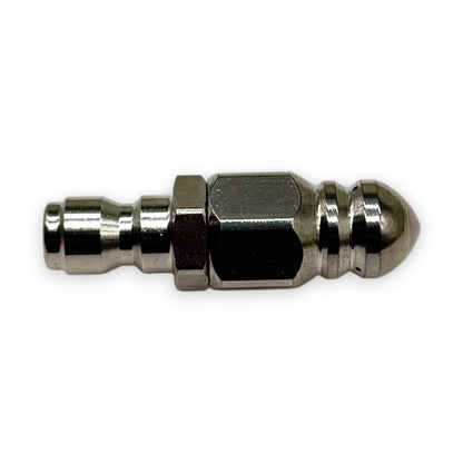 Rohrreinigungsdüse 1/4" 6x hinten 1x vorne Schnellkupplung AG Schnellkupplung10