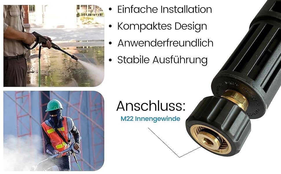 Adapter für Kärcher Bajonett IG   M22 IG Hobby Zubehör auf Profi Hochdruck7