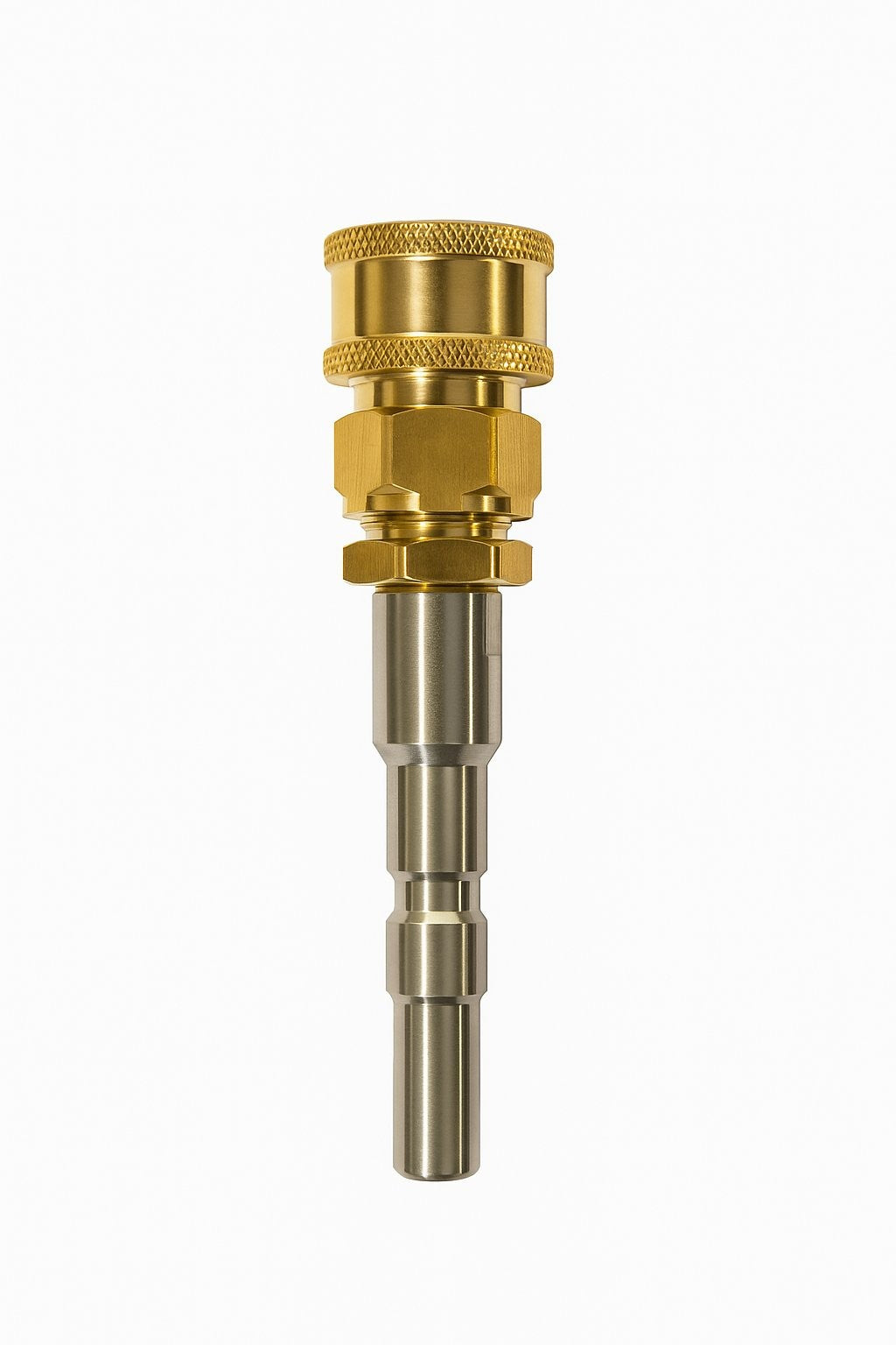 Adapter für Kränzle D12 auf 1/4" IG Schnellkupplung Edelstahl Messing 250 Bar5