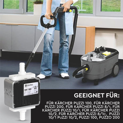 2x Original Pumpe Gotec für Kärcher Puzzi 100 200 8/1 10/1 10/2 Waschsauger Pomp4