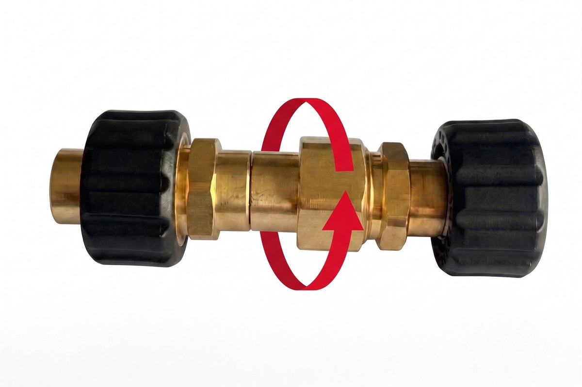 Drehkupplung M22x1,5 IG 1/4 IG 250bar Drehgelenk für Kärcher Kränzle WAP Alto0