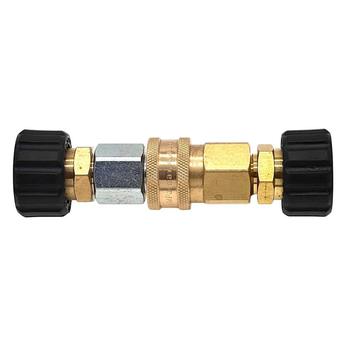 Hochdruckadapter Schnellkupplung 3/8" mit M22 IG beidseitig ca. 12,5cm Verbinder7