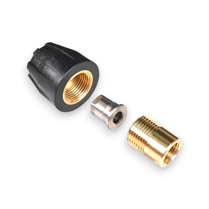 Power Düse 25° für Hochdruckreiniger Flachstrahldüse Set mit Düsenschutz G 1/4"8