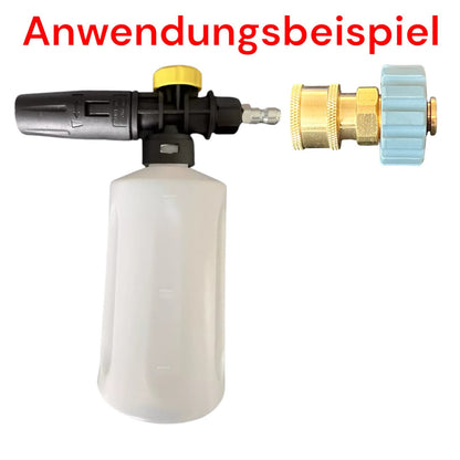 Hochdruckreiniger Schnellkupplung 1/4" zu M21 x1,5 IG Verbinder Adapter Kupplung7
