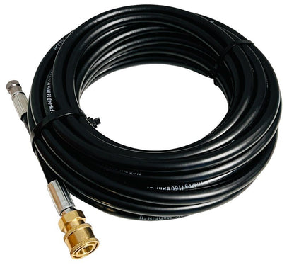 15m Rohrreinigungsschlauch 1/4" Schnellkupplung für Kärcher Kränzle etc. + Düsen
