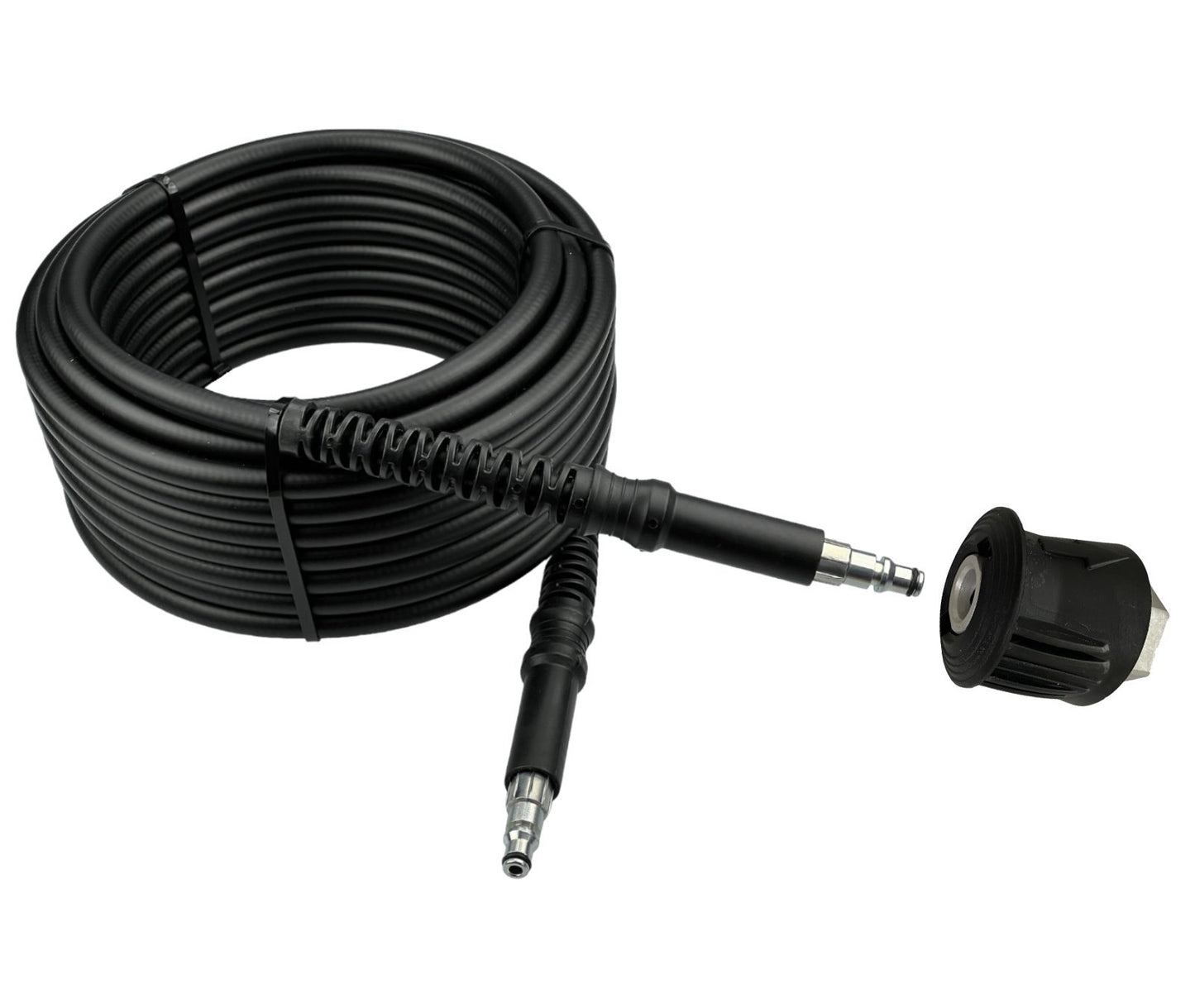 10m Hochdruckschlauch für Black & Decker HD Reiniger Quick Connect + Adapter M220