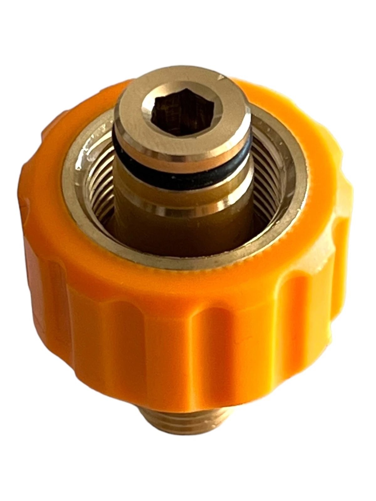2 teilig Hochdruck Adapter TR22 IG Easy!Lock auf M22 AG Messing für Kärcher HD12