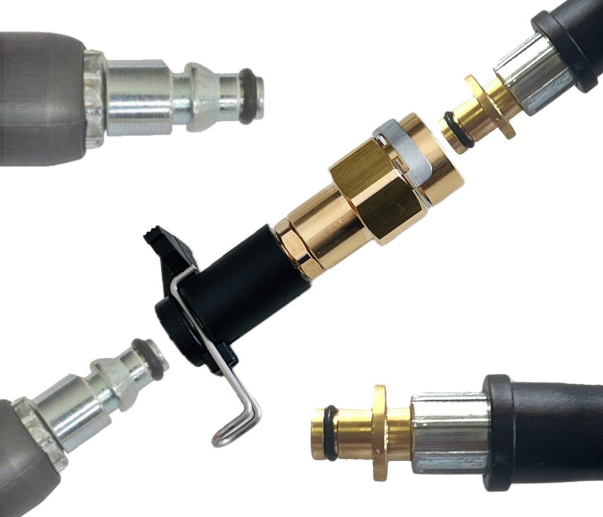 Hochdruck Schlauchadapter für Kärcher 10mm Stecknippel auf Nilfisk STIHL KEW0