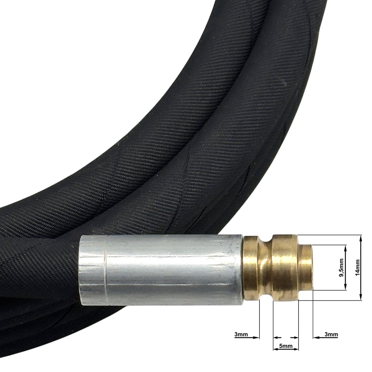 5m Hochdruckschlauch für Nilfisk Dynamic P406 Elite X TRA 220bar Schlauchtrommel2