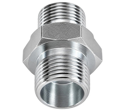Gewindereduzierung M18 AG auf 3/8" AG Edelstahl Adapter Reduzierung mit Dichtung3