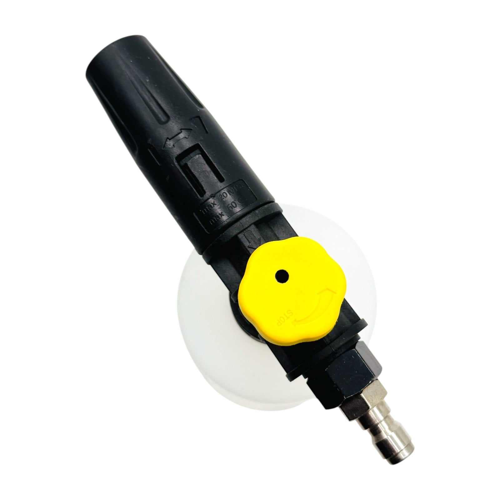 Schaumlanze Schaumkanone + Pistole 1/4 Zoll Injektor 0,7L Hochdruck Foam Lance12